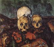 Paul Cezanne carpet three skull France oil painting artist